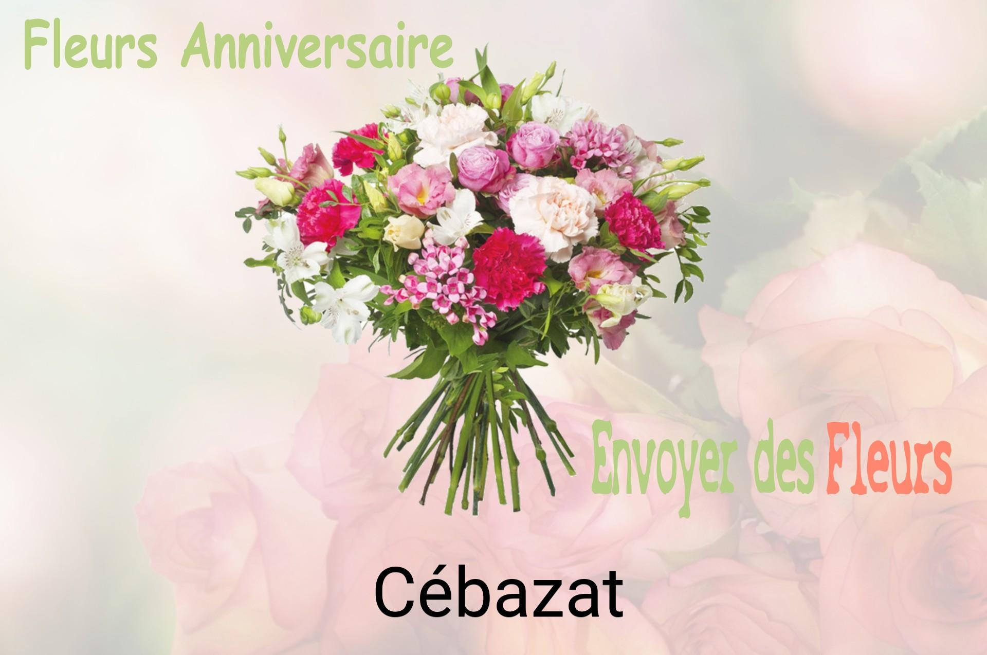 Bouquet de fleurs d’anniversaire livré à Cébazat